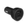 EFM 48W Dual Port Car Charger - With Power Delivery and PPS - Black