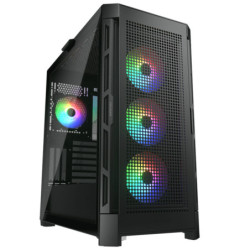 Cougar Airface Pro RGB Tempered Glass Mid-Tower E-ATX Case - Black