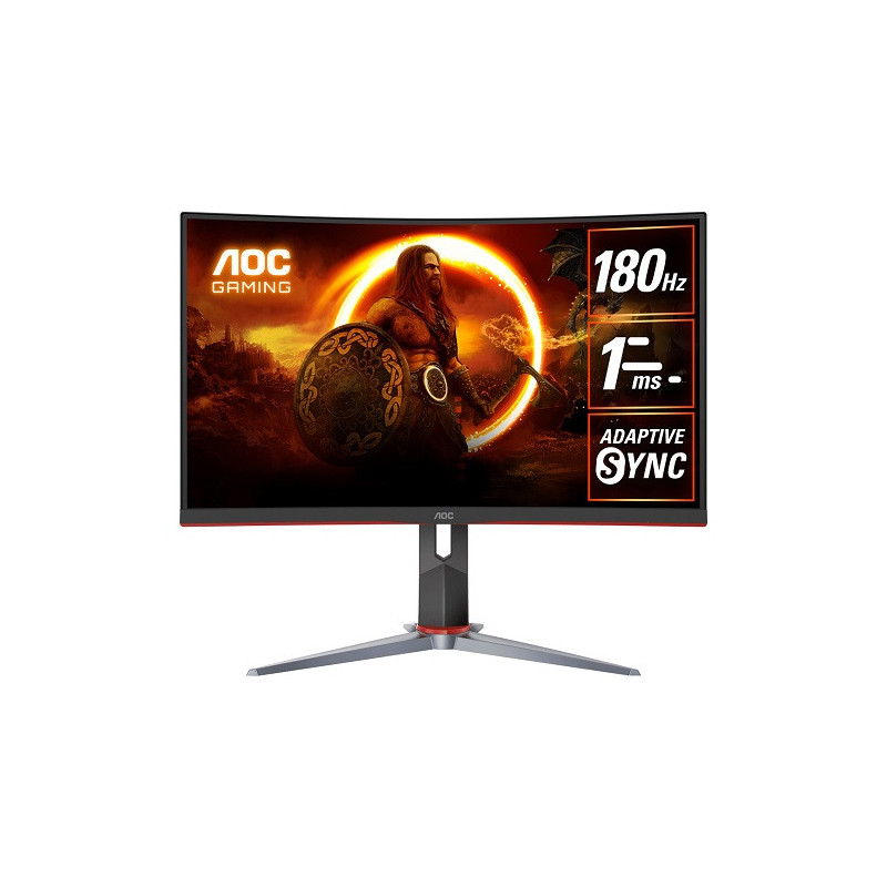 AOC CQ27G2X 27" 2K Curved Gaming Monitor 180Hz HDMI DP
