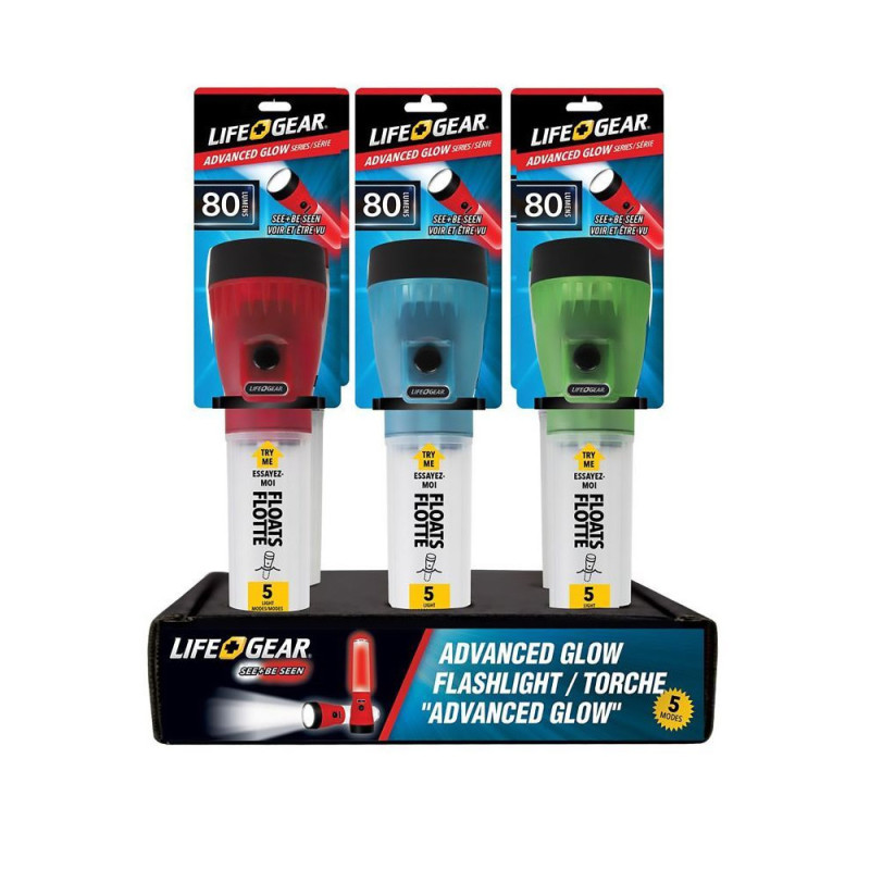 Lifegear Glow FL Retail Box of 6 Torch