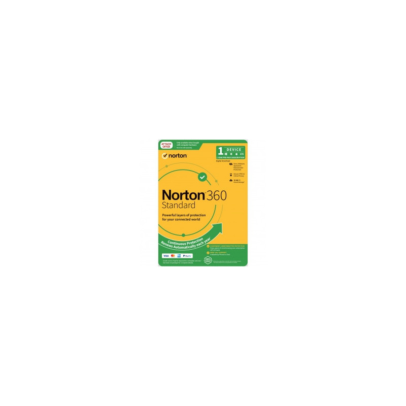 Norton 360 Standard 1 Device (PC/Mac) 1 Year OEM