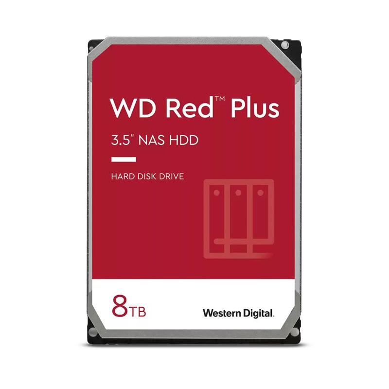 Western Digital 8TB Red Plus NAS 3.5 WD80EFPX -256mb Cache