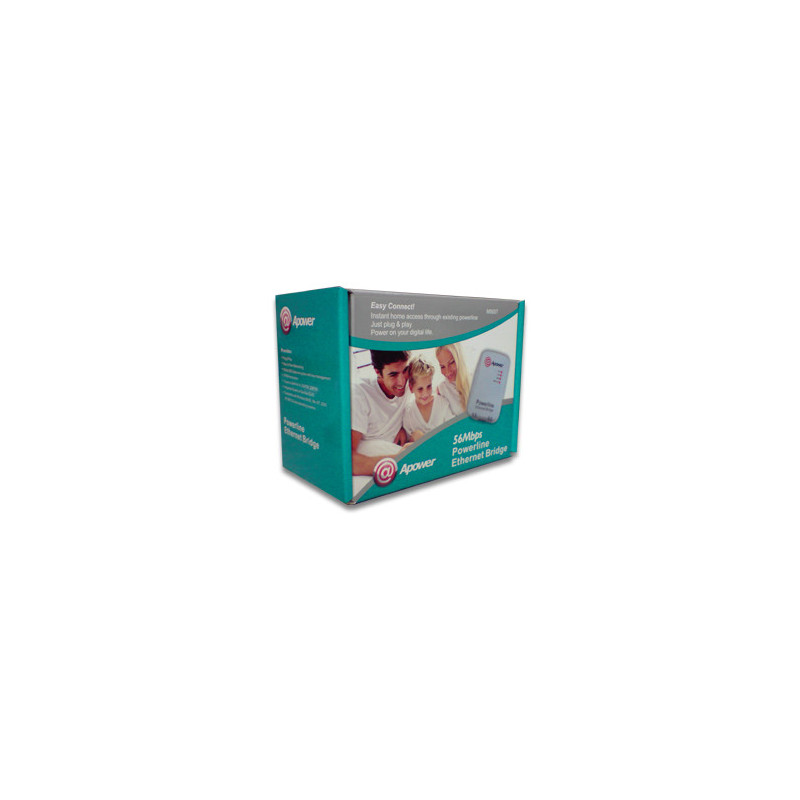 APOWER M56ST ETHERNET OVER POWER (56Mbps)