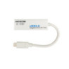 Axceltek AC-UCRJ USB-C to ethernet 15cm cable adapter