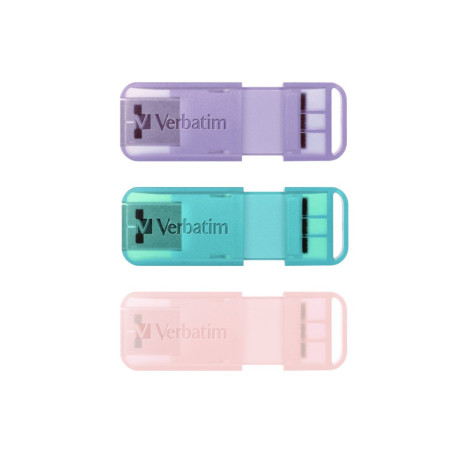 POP-UP USB 2.0 32GB TRIPLE PACK - ASSORT