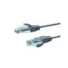 1m CAT6A THIN U/UTP LSZH 28 AWG RJ45 Network Cable | 50 Pack Grey
