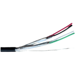 2 Pair 7/0.25 Individual Screened Gel Filled Data Cable | 300m Black 