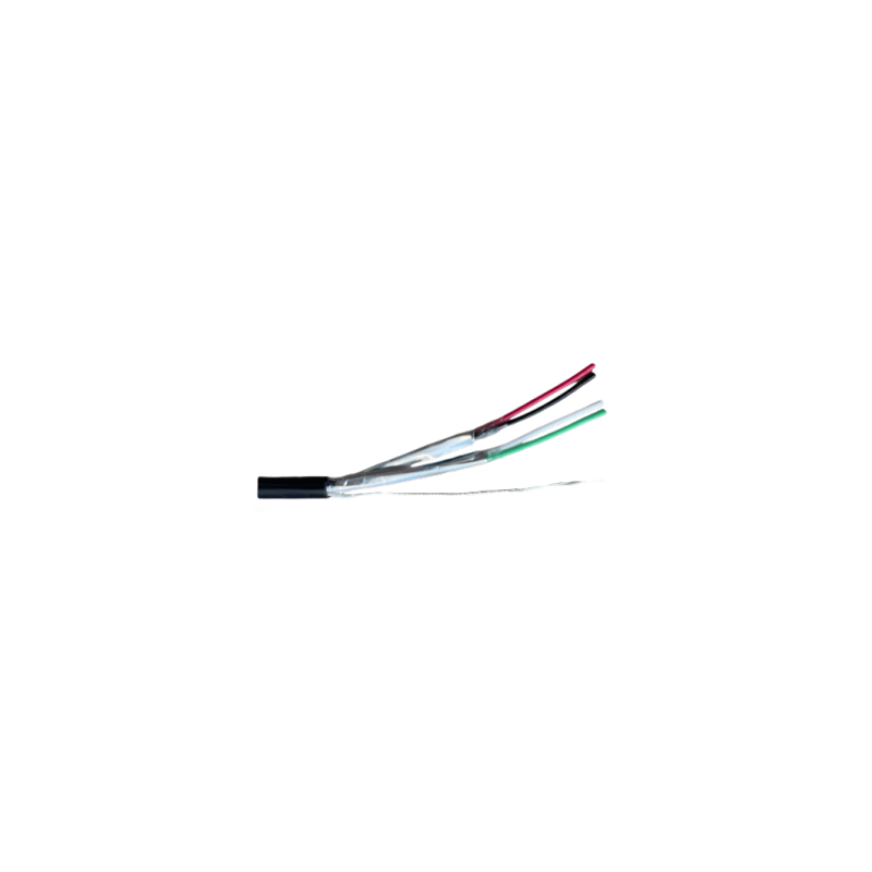 2 Pair 7/0.25 Individual Screened Gel Filled Data Cable | 300m Black 