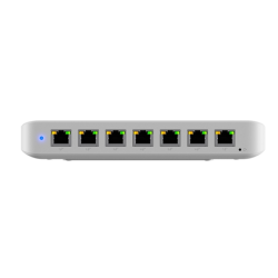 Ubiquiti | USW-Ultra-60W | 60W Compact 8 Port Layer 2 GbE PoE Switch, Versatile Mounting, 7 GbE PoE+ Output, 1 GbE Port - PSU in