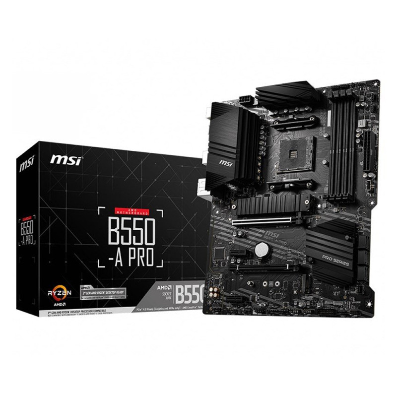 MSI B550-A PRO B550 AM4 ATX motherboard