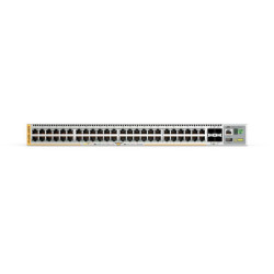 Allied Telesis | AT-x530L-52GPX-40 | 48 Port 10/100/1000T PoE+ stackable switch with 4 SFP+ ports and 2 fixed power supplies