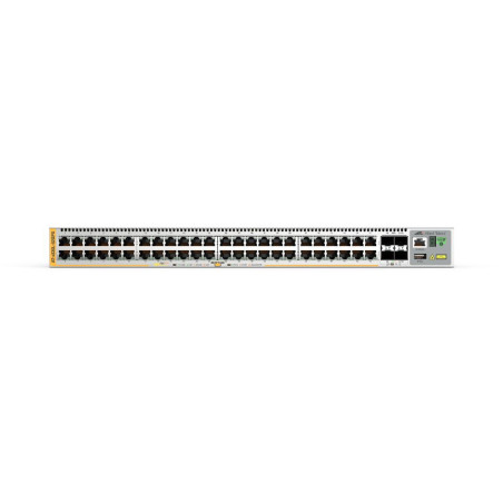 Allied Telesis | AT-x530L-52GPX-40 | 48 Port 10/100/1000T PoE+ stackable switch with 4 SFP+ ports and 2 fixed power supplies