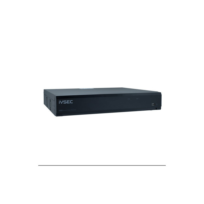IVSEC NR6644EX NVR, 64 CHANNELS, 2 GIGABIT PORTS, 4 BAYS, H265, 4K HDMI, ADV IVSNR6644EX