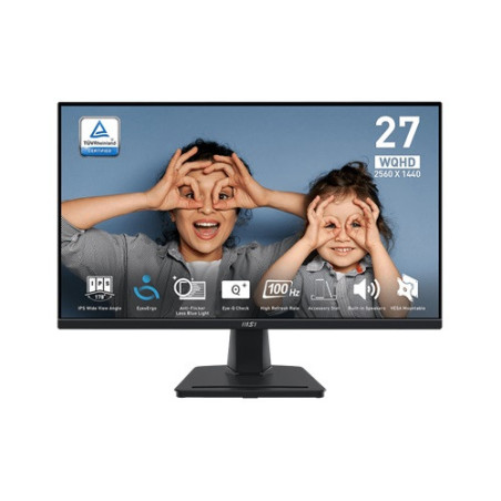 MSI PRO MP275Q 27" 2K WQHD 100Hz 1ms IPS Speaker Monitor