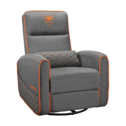 Cougar FIDOM GRAY Gaming Sofa - Rocks, reclines & swivels