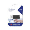 Verbatim Store'n'Go Pinstripe USB Drive 64GB (Black) 2 Years Limited Warranty