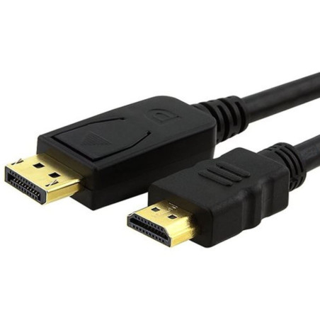 Astrotek DisplayPort DP to HDMI Adapter Converter Cable 1m - Male to Male 1080P Gold-Plated for PC/Laptop to HDTVs Projectors Di