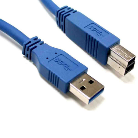 8Ware USB 3.0 Printer Cable 3m Type A to Type B Male to Male for External HDD Hard Drive Printer Scanner USB Hub Docking Station