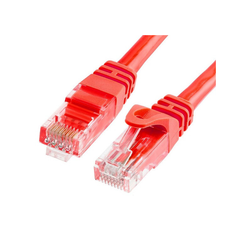 Astrotek CAT6 Cable 25cm/0.25m - Red Color Premium RJ45 Ethernet Network LAN UTP Patch Cord 26AWG  CU Jacket