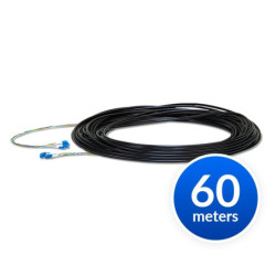 Ubiquiti Single-Mode Lightweight Fiber Cable, Lenth 60m, Outdoor-Rated, Kevlar Yarn For Added Tensile Strength, Weatherproof Tap