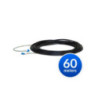 Ubiquiti Single-Mode Lightweight Fiber Cable, Lenth 60m, Outdoor-Rated, Kevlar Yarn For Added Tensile Strength, Weatherproof Tap