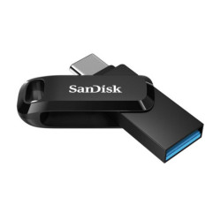 SanDisk 64GB Ultra Dual Drive Go 2-in-1 USB-C & USB-A Flash Drive Memory Stick 150MB/s USB3.1 Type-C Swivel for Android Smartpho