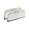 (LS) Corsair Dominator Platinum RGB 32GB (2x16GB) DDR5 UDIMM 6200Mhz C36 1.1V White Desktop PC Gaming Memory
