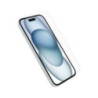 OtterBox Glass Apple iPhone 15 (6.1') Screen Protector Clear - (77-93936), Drop+ Protection, Anti-Scratch, Flawless Touch, 2 Yea