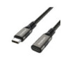 Simplecom CAU605 USB-C Male to Female Extension Cable USB 3.2 Gen2 PD 100W 20Gbps 0.5M