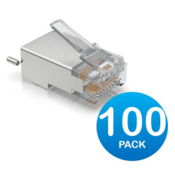 Ubiquiti UISP Surge Protection Connector SHD, 100 Pack, Sheilded Cable RJ45 Connector, Replaces TC-Con, 2Yr Warr