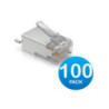 Ubiquiti UISP Surge Protection Connector SHD, 100 Pack, Sheilded Cable RJ45 Connector, Replaces TC-Con, 2Yr Warr