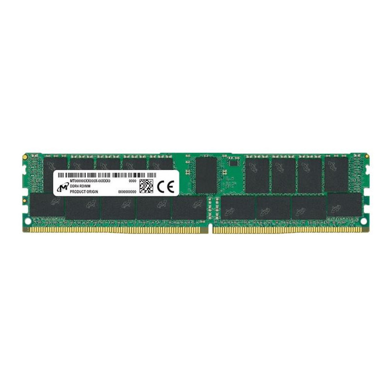Micron 32GB (1x32GB) DDR4 RDIMM 3200MHz CL22 2Rx4 ECC Registered Server Memory 3yr wty