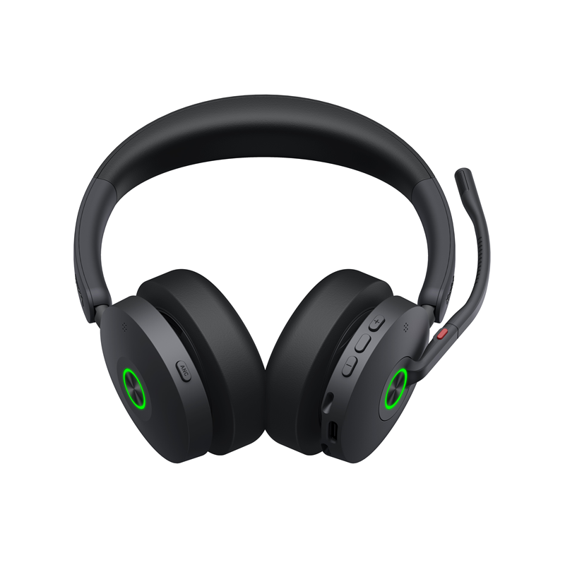 Yealink BH74 UC USB-C/A Bluetooth Headset, Active Noise Cancellatio, Acoustic Shield, Wireless range 50 m, talk time of up to 32