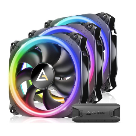 Antec Prizm 120 ARGB Performance cooling Fan 3 Packs with ARGB Controller