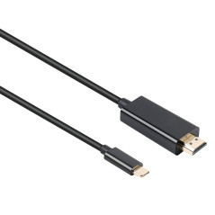 2M Black CAT6 UTP Cable