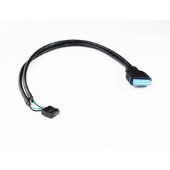 0.3M Red CAT6A SSTP/SFTP Cable