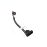 2M Black DB9 M/F Serial RS232 Cable