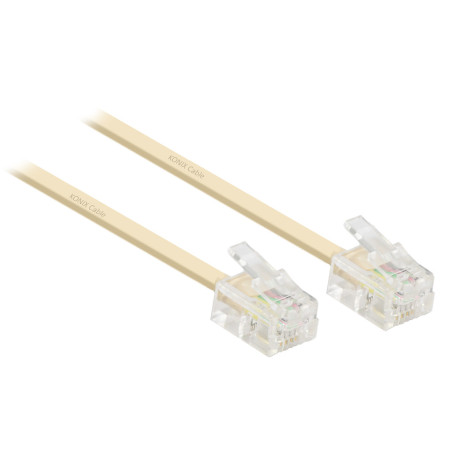 20M RJ12/RJ12 Telephone Cable