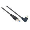 2M Right Angle C13 to C14 Power Cable