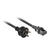 0.5M 2Pin Wall To Right Angle IEC C7 Power Cable