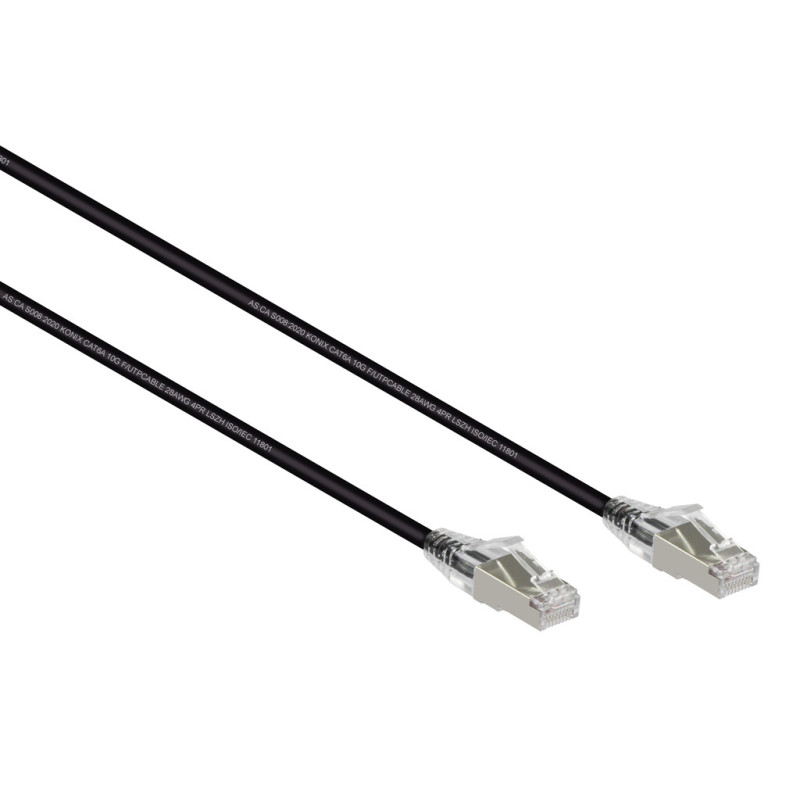 2M IEC C13 To C14 Power Cable in Grey