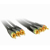 0.25M Salmon Pink Small Diameter CAT6A 10G F/UTP 28AWG Cable LSZH ( Component Test )