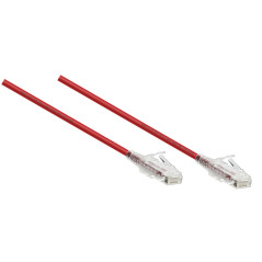 0.25m Cat 6 Ultra Thin Ethernet Network Cable – Black