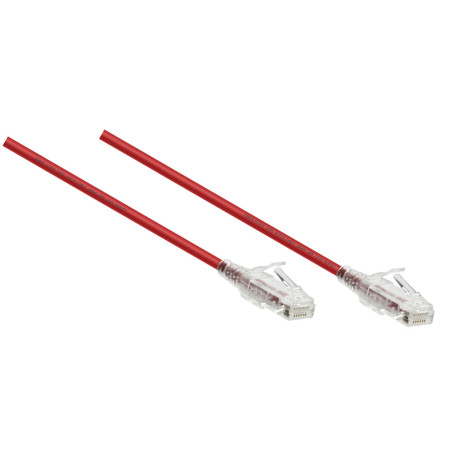 0.25m Cat 6 Ultra Thin Ethernet Network Cable – Black