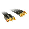 0.5M Slim CAT6 UTP Patch Cable LSZH in Yellow