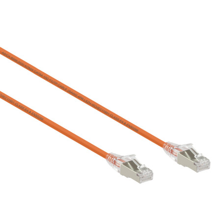 1.25M Slim CAT6 UTP Patch Cable LSZH in White