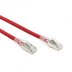 1.5M Slim CAT6 UTP Patch Cable LSZH in Salmon Pink