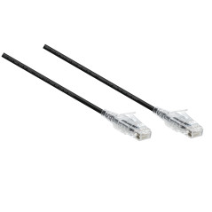 1M Slim CAT6 UTP Patch Cable LSZH in Orange