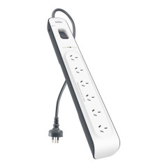 Belkin 6 Outlet Surge Protector with 2m Cord (BSV603AU2M)