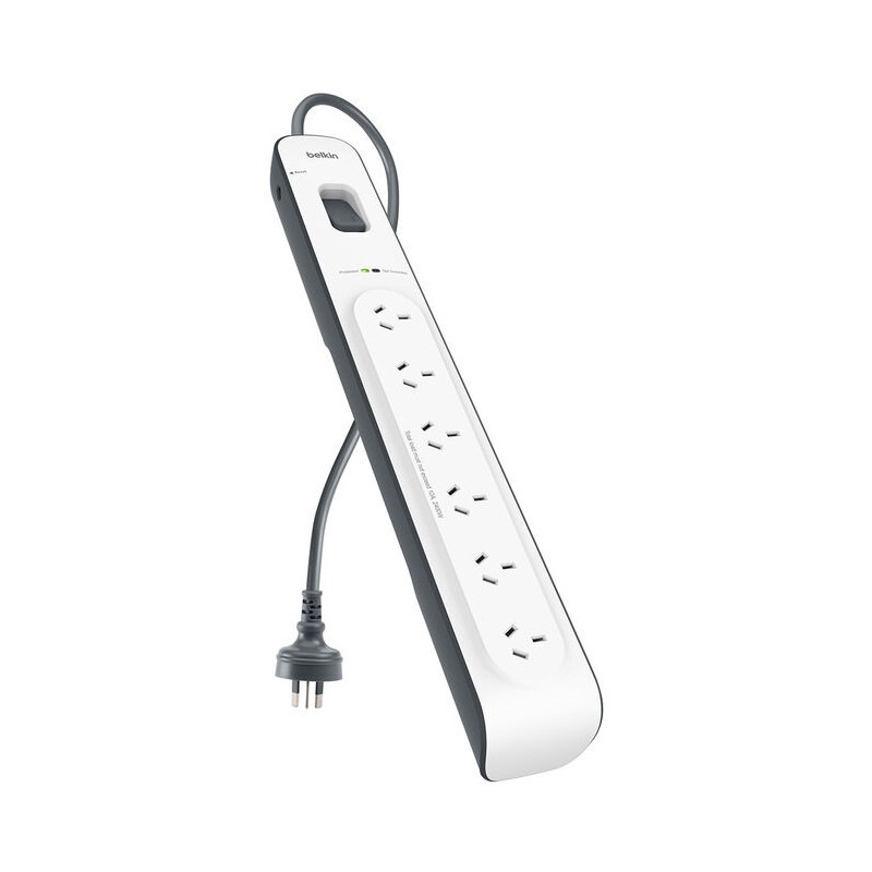 Belkin 6 Outlet Surge Protector with 2m Cord (BSV603AU2M)